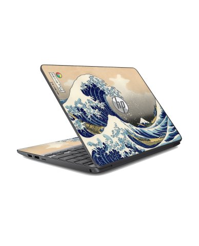 HP Chromebook 14 G5 EE GREAT WAVE Laptop Skin