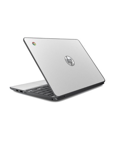 HP Chromebook 11 G2 WHITE CARBON FIBER Laptop Skin