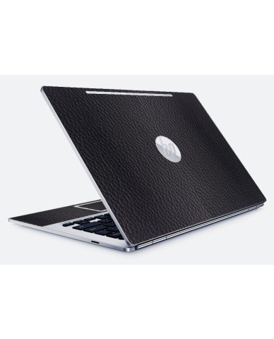 HP Chromebook 13 G1 BLACK LEATHER Laptop Skin