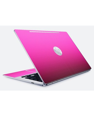 HP Chromebook 13 G1 PINK CARBON FIBER Laptop Skin