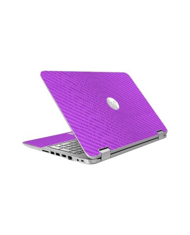 HP ProBook 650 G2 / G3 PURPLE CARBON FIBER Laptop Skin