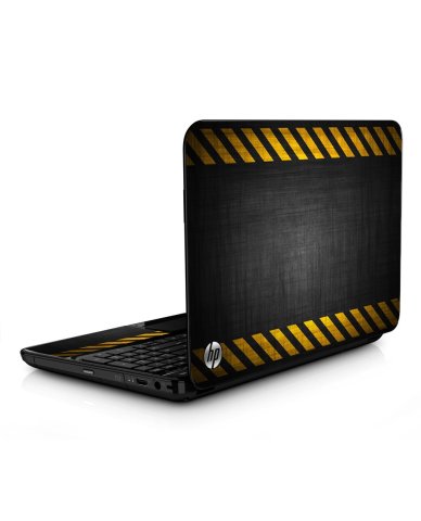 Black Caution Border HPG6 Laptop Skin