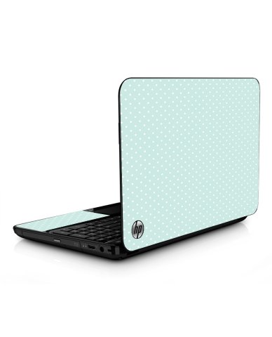 Light Blue Polka HPG6 Laptop Skin