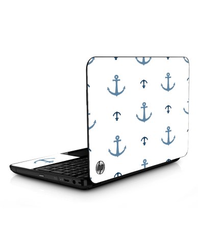 Multi Blue Anchors HPG6 Laptop Skin