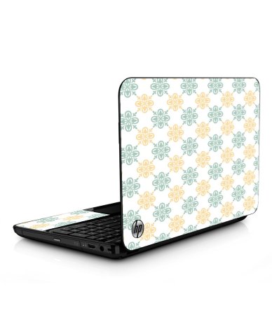 Yellow Green Flowers HPG6 Laptop Skin
