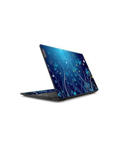 IdeaPad 15 S145 BLUE FLOWERS Laptop Skin
