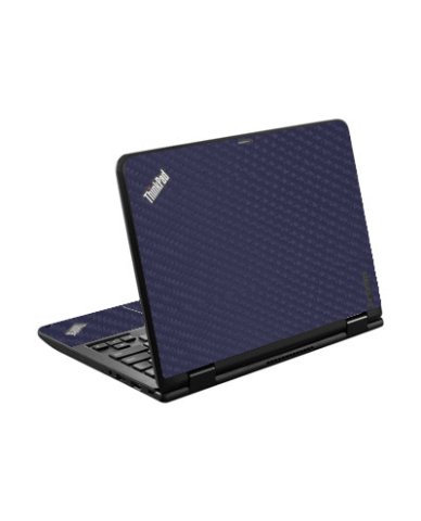 IBM/Lenovo Chromebook Yoga 11E G3 BLUE CARBON FIBER Laptop Skin
