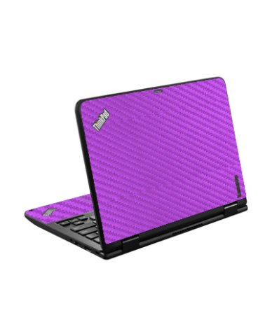 IBM/Lenovo Chromebook Yoga 11E G3 PURPLE CARBON FIBER Laptop Skin