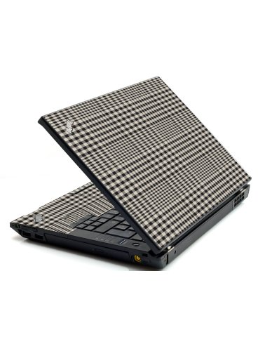 Grey Plaid IBM L412 Laptop Skin