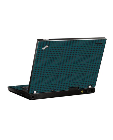 Green Flannel IBM T400 Laptop Skin
