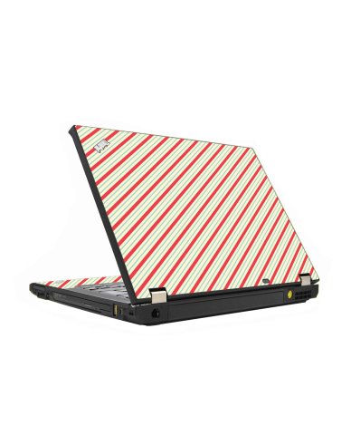 Circus Stripes IBM T410 Laptop Skin
