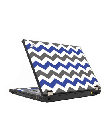 ThinkPad T410S GREY BLUE CHEVRON Laptop Skin
