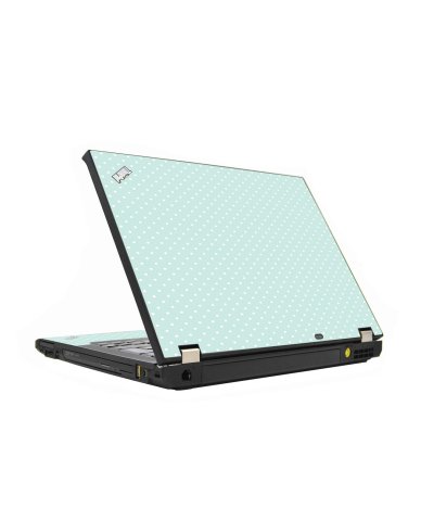 Light Blue Polka IBM T410 Laptop Skin