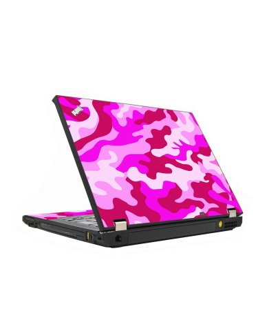 Pink Camo IBM T410 Laptop Skin