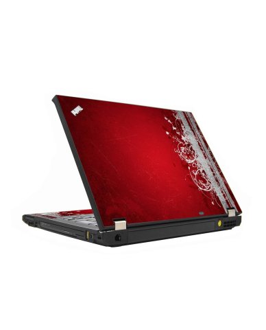 ThinkPad X201 RED GRUNGE Laptop Skin