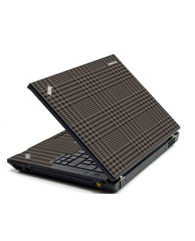Beige Plaid IBM T420 Laptop Skin