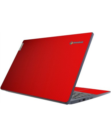 IdeaPad 3 Chrome 15IJL6 RED CARBON FIBER Laptop Skin