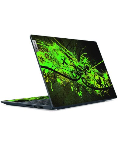 IdeaPad 5-15ABA7 GRAFFITI GREEN Laptop Skin