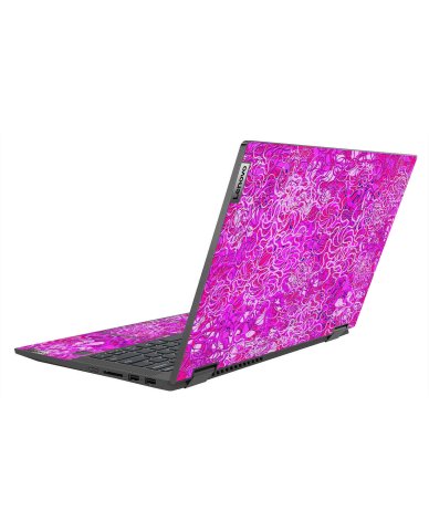 IdeaPad Flex 5 14ITL05 OCEAN BOTTOM FLOWERS Laptop Skin