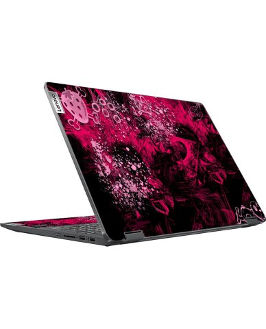 IdeaPad Flex 5 16IRU8 STRAWBERRY CROSSBONES Laptop Skin