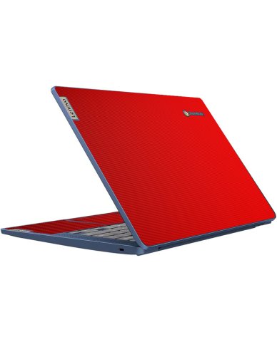 IdeaPad Slim 3 Chromebook 14M868 RED CARBON FIBER Laptop Skin