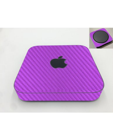 Apple iMac Mini A1993  PURPLE CARBON FIBER Laptop Skin