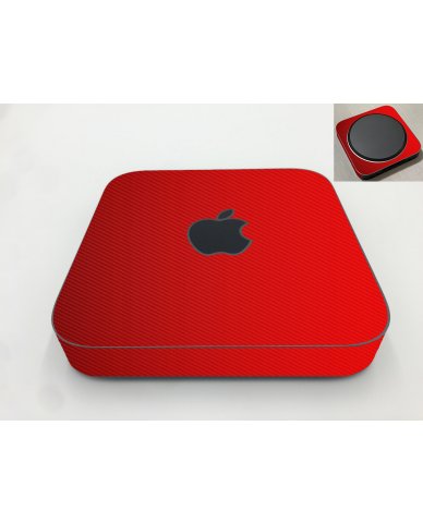 Apple iMac Mini A1993 RED CARBON FIBER Laptop Skin