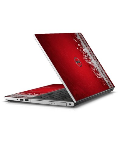 Dell Inspiron 14 5458 RED GRUNGE Laptop Skin