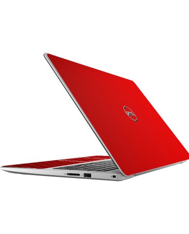 Dell Inspiron 15 5570  RED CARBON FIBER Laptop Skin
