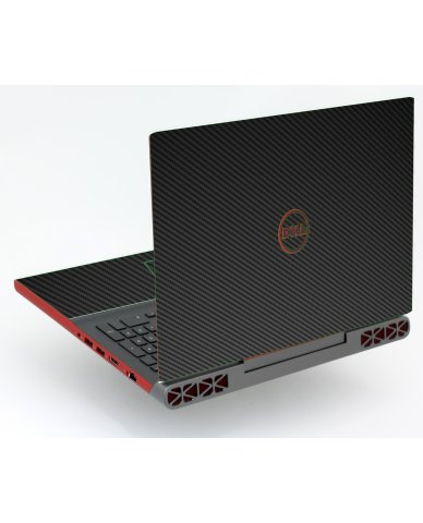 Dell Inspiron 15 7567  BLACK CARBON FIBER Laptop Skin