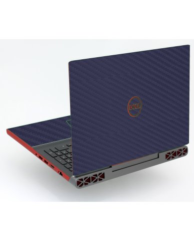 Dell Inspiron 15 7547  BLUE CARBON FIBER Laptop Skin