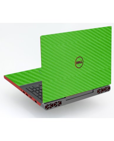 Dell Inspiron 15 7567  GREEN CARBON FIBER Laptop Skin