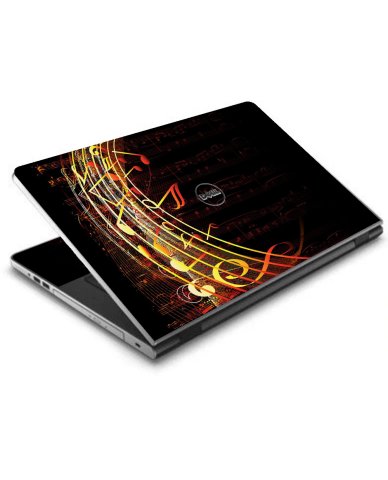 Dell Inspiron 17 5000 Series  FLOWING NOTES Laptop Skin