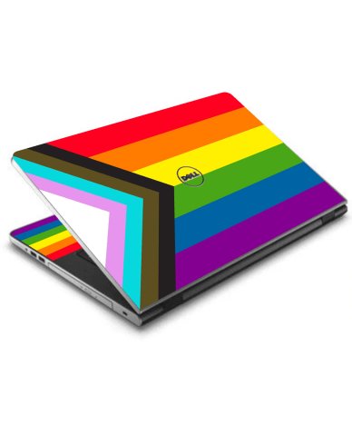 Dell Inspiron 17 5000 Series  PROGRESSIVE PRIDE FLAG Laptop Skin
