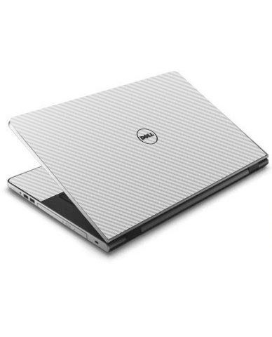 Dell Inspiron 17 5000 Series  WHITE CARBON FIBER Laptop Skin