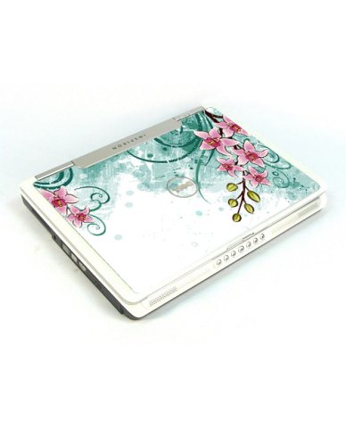 Dell Inspiron E1405/ 640M  PINK LILY WATERCOLOR Laptop Skin