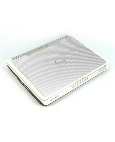 Dell Inspiron E1405/ 640M  WHITE CARBON FIBER Laptop Skin