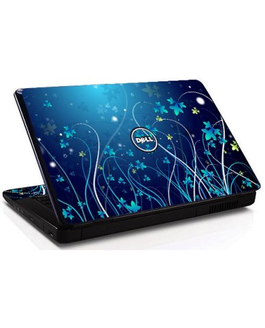 Dell Inspiron 15 1545  BLUE FLOWERS Laptop Skin