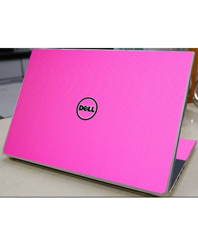 Dell Inspiron 15 7000 (P61F)  PINK CARBON FIBER Laptop Skin