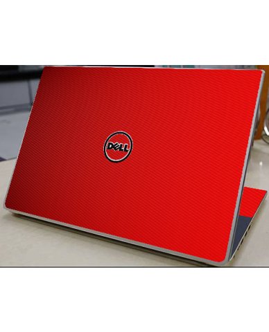 Dell Inspiron 15 7000 (P61F)  RED CARBON FIBER Laptop Skin