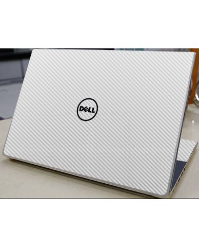 Dell Inspiron 15 7000 (P61F)  WHITE CARBON FIBER Laptop Skin