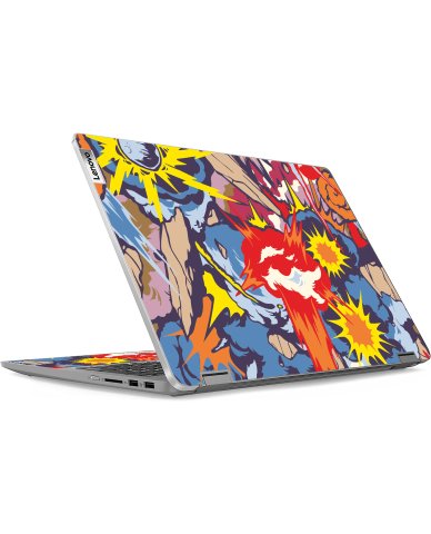 IdeaPad Flex 5 16ABR8 COMIC EXPLOSIONS Laptop Skin