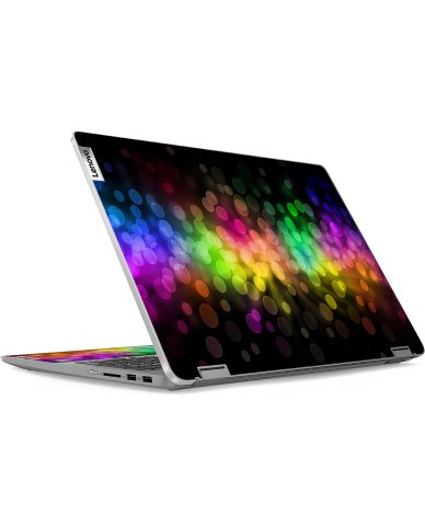 IdeaPad Flex 5 16ABR8 RAINBOW BOKEH Laptop Skin