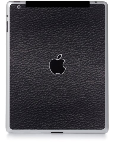Apple iPad 3 A1430 (Wifi, Cell) BLACK LEATHER Laptop Skin