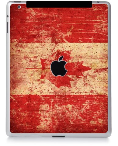 Apple iPad 3 A1430 (Wifi, Cell) CANADIAN FLAG Laptop Skin
