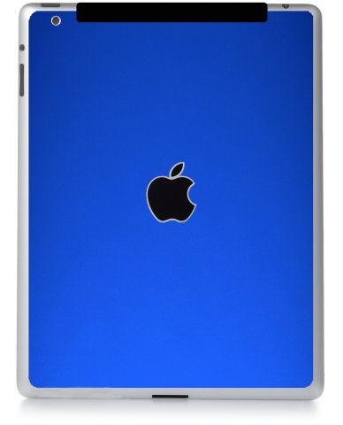 Apple iPad 3 A1430 (Wifi, Cell) CHROME BLUE Laptop Skin