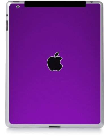 Apple iPad 3 A1430 (Wifi, Cell) CHROME PURPLE Laptop Skin