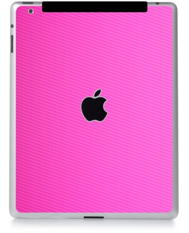 Apple iPad 3 A1430 (Wifi, Cell) PINK CARBON FIBER Laptop Skin
