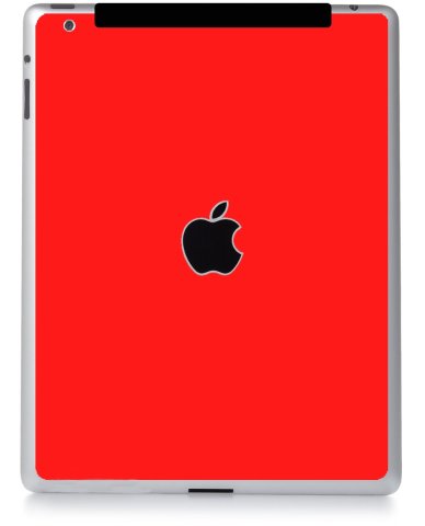 Apple iPad 3 A1430 (Wifi, Cell) RED Laptop Skin