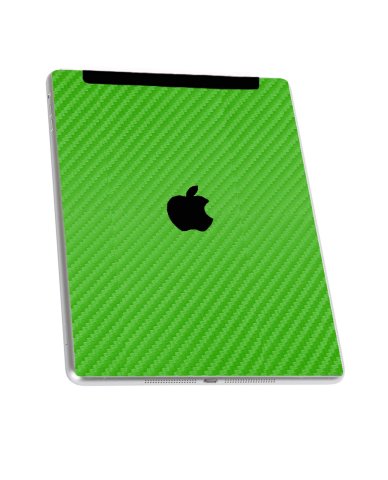 Apple iPad 1 A1337 (Wifi, 3G) GREEN CARBON FIBER Laptop Skin